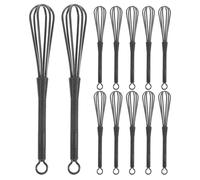 AKOOSY Batidor Mezclador de Colores para Tinte de Cabello Pequeño de Plástico Reutilizable Multifuncional para Salón 12 Piezas