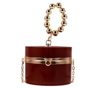 AKOOSY Bolso Cilíndrico De Moda Para Mujer Bolso De Mano Para Fiesta o Uso Diario