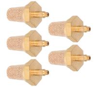 AKOOSY Boquillas de Filtro de Cobre M5 para Máquinas de Humo de Escenario, Accesorio Tecnología de Reducción de Ruido, Paquete de 5 Piezas