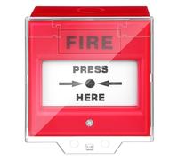 AKOOSY Botón Rojo Instalación Fácil y Respuesta Rápida de Alarma de Emergencia para Control Eléctrico Adecuado para Hogares y Oficinas en Situaciones de Emergencia contra Incendios