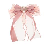 AKOOSY Broche De Lazo Gemas De Imitación Lazo Preatado Para Vestido Broche De Pajarita Para Camisa Accesorios De Joyería Para Mujer y Niña De Pajarita