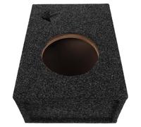 AKOOSY Caja de Altavoz Cuadrada de 6,5 Pulgadas para Coche y Camión, Carcasa Ultra Delgada Sellada para Subwoofer, Caja de Madera Portátil para Audio y Sistemas de Sonido Automotriz
