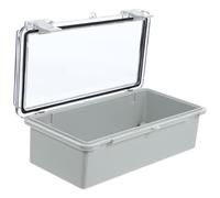 AKOOSY Caja de Conexiones Bisagra para Exterior Resistente Intemperie de Plástico Abs Ligera y Robusta para Proyectos Eléctricos y Alumbrado Callejero