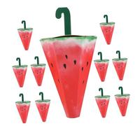 AKOOSY Cajas de Dulces Forma de Paraguas 10 Piezas para Fiesta Niños Color Fucsia Cierre Seguro Evento Verano Cumpleaños Regalos