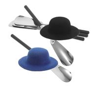 AKOOSY Calzador Telescópico de Acero Inoxidable Diseño Ergonómico y Longitud Ajustable para Calzado y Zapatos de Vestir Adecuado para Uso Diario en Espacios Pequeños
