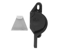 AKOOSY Cerradura para Ventana de Aleación de Aluminio Negra con Instalación Rápida y Uso Versátil para Puerta y Ventana Hogar, Reemplazo Seguro y Fiable
