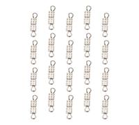 AKOOSY Cierres para Collar y Pulsera de Cobre Rosca Tipo Barril 14x4 Mm, 100 Unidades por Bolsa, Pack de 5 Bolsas para Fabricación de Joyas y Bisutería Artesanal