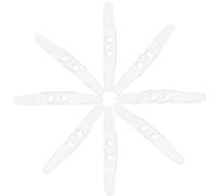 AKOOSY Clip de Cortina Enrollable de Plástico 8cm Superficie Lisa y Fácil Instalación, Paquete de 8 Piezas para Seguridad del Cordón en Ventanas del Hogar
