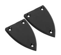 AKOOSY Cobertura Triangular Para Barra De Armadura De Guitarra Eléctrica 2 Piezas Funda De Tensor De Guitarra Negra De 3 Agujeros Accesorio De Repuesto Para Reparación