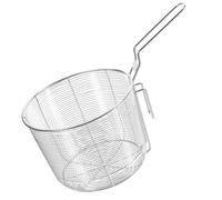 AKOOSY Colador Inoxidable para Cocina Cesta Escurridora de Fideos y Alimentos Resistente y Fácil de Limpiar Utensilio Multifuncional para Freír y Colar con Gancho para Colgar