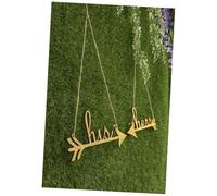 AKOOSY Colgantes Flecha His And Hers Dorados para Decoración Boda Vintage Rústica Adornos para Sillas y Hogar Accesorios Versátiles para Evento y Fotografía