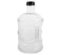AKOOSY Contenedor de Agua Portátil de 5 Litros con Asa, Diseño Transparente de Pc, Jarra de Agua para Acampar y Uso en Gimnasio o Hogar, Incluye Tapa de Repuesto