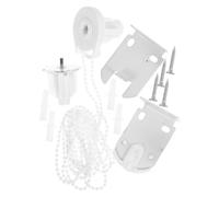 AKOOSY Controlador Metálico para Persianas Enrollables Cadena de Cuentas, Fácil de Instalar y Controlar, Material Abs y Hierro, Estilo Australiano Blanco para Cortinas de Ventana