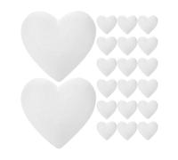 AKOOSY Corazones de Espuma de Color Claro Fácil de Manejar 20 Piezas para Manualidades Creativas y Decoración de Bodas Proyectos DIY