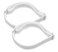 AKOOSY Correas Elásticas Transparentes para Tacones Altos Banda Ajustable de 10Mm para Zapatos de Mujer Correas de Fijación Invisibles Antideslizantes para Uso Diario y Tacones de