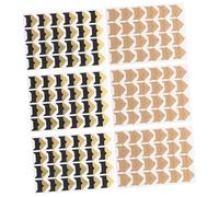 AKOOSY Esquinas Autoadhesivas para Fotos 144 Unidades 6 Hojas 24 Esquinas Doradas y Color Cuero Accesorios para Álbumes de Recortes Protección y Montaje Fácil para Álbumes de Fotos y