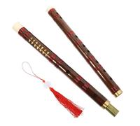 AKOOSY Flauta de Bambú Dizi Ligera Rebabas para Principiantes Nudo Chino y Diafragmas para Estudiantes y Músicos Tradicionales