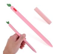 AKOOSY Fundas de Silicona para Pencil ª Generación Protectores Antideslizantes y Resistentes Golpes Diseño Cómodo y Fácil Instalación Pack Doble con Funda y Grip Colores Pastel