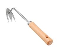 AKOOSY Herramienta de Desmalezado Manual Inoxidable con Mango Ergonómico para Jardinería Extractor de Malezas Resistente y Multifuncional para Cuidado de Césped y Jardín