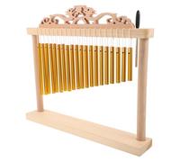AKOOSY Instrumento de Percusión 20 Notas con Estructura Estable y Sonido Sensible en Madera y Metal para Educación y Uso Hogar con Mazo Incluido
