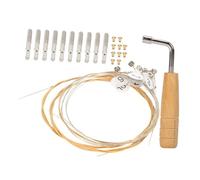 AKOOSY Juego De 10 Cuerdas y Clavijas Para Lira Llave De Afinación, Accesorios De Repuesto Para Instrumentos De Cuerda, Recomendado Para Principiantes y Músicos Clásicos