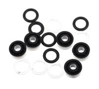 AKOOSY Kit 5 Juntas De Aceite para Gato Hidráulico Horizontal 3 Toneladas, Retenes De Aceite Resistentes y Flexibles para Reparación De Gatos De Suelo, Accesorios De Repuesto para Taller Automotriz
