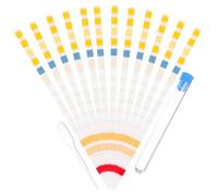 AKOOSY Kit de Análisis de Agua Potable 16 Elementos Tiras Reactivas, Gotero y Tubo para Uso Doméstico 50 Unidades