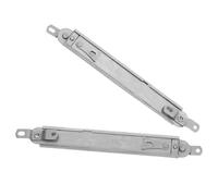 AKOOSY Limitador de Ventana Bloqueo Preciso de Aleación de Aluminio Plata, Accesorio Ajustable para Ventanas Verticales, 2 Piezas para Adecuado para Bricolaje y Seguridad Mascotas