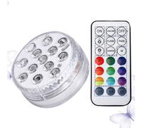 AKOOSY Luz Submarina LED Ip68 4,5v 60w de PS Color Claro con Ventosa | Imán y Succión, Ambiente Cálido, para Acuarios y Zonas de Agua