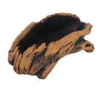 AKOOSY Maceta Decorativa de Cemento Vintage Forma de Tronco de Árbol Macetero Interior Resistente con Diseño de Raíz Artificial para Suculentas Pequeñas Cuenco Decorativo Minimalista