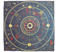 AKOOSY Mantel de Adivinación para Tarot y Astrología, Tela Decorativa Ligera y Práctica Diseño Único y Patrón Delicado para Uso Hogar y Rituales