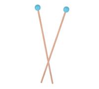 AKOOSY Mazos de Marimba con Cabeza de Silicona Varillas de Arce Pulidas Palos de Percusión para Instrumentos Musicales Duraderos y Ligeros para Xilófono y Teclado