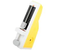 AKOOSY Metrónomo Mecánico, Abs y Metal, Metrónomo de Instrumento, Amarillo, Ligero, Desarrolla el Ritmo y Mejora, para Violín y Batería, para Músicos Profesionales y Principiantes