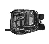 AKOOSY Mochila Transparente Mochila Transparente para Estadio con Solapa para Niñas Mini para