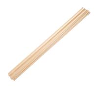 AKOOSY Molduras de Madera Isósceles para Ventanas 6mm X 50cm, 10 Piezas, Superficie Lisa y Fácil de Limpiar, Ideales para Decoración y Modelos DIY