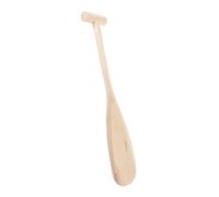 AKOOSY Pala Pequeña y Ligera de Madera para Barco de Madera Unisex, Resistente y Versátil para Remar en Aguas Tranquilas y Actividades de Surf