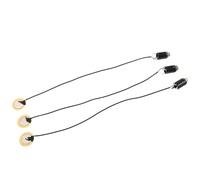 AKOOSY Pastilla Piezoeléctrica Adhesiva 3 Piezas 30 Cm para Guitarra Acústica, Ukelele y Violín, Captación de Micrófono para Instrumentos de Cuerda, Sistema Plug And Play de Alta