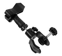 AKOOSY Pinza Para Micrófono En u Para Soporte De Pie, Clip Resistente Rótula Giratoria y Resorte, Accesorio Para Micrófono Cableado e Inalámbrico, Adecuado Para Conciertos y Grabaciones En Directo