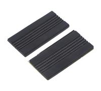 AKOOSY Protectores Antideslizantes para Aro de Bombo Soporte de Goma Duradero y Fácil de Instalar para Batería Accesorios de Percusión Profesionales Color Negro