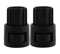 AKOOSY Protectores Antideslizantes para Tubos de 50mm Cubiertas de Goma y Plástico 2 Piezas para Pies de Equipos de Fitness para Gimnasios en Casa y Profesionales