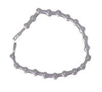 AKOOSY Pulsera de Cadena de Bicicleta de Acero Inoxidable Estilo Motociclista Unisex Diseño Creativo Eslabones Resistentes Joyería Moderna para Obsequio Especial
