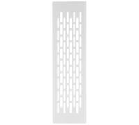 AKOOSY Rejilla de Ventilación Rectangular Diseño Creativo y Fácil Instalación de Aleación de Aluminio Color Plata Orificio de Ventilación que No se Bloquea para Armario de Zapatos