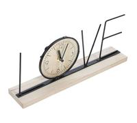 AKOOSY Reloj de Mesa Elegante Love, Decorativo de Escritorio Vintage