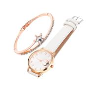AKOOSY Reloj Pulsera Mujer Diseño Luna y con Calendario Cuarzo con Brazalete para Festival y Ocasiones