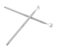 AKOOSY Rodillo Facial de Jade y Herramienta de Masaje para Ojos Piedra Natural, Esculpe Nariz y Mejora Absorción de Cuidado Facial, Set de 2 Piezas de Metal y Piedra