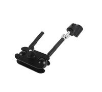 AKOOSY Soporte de Micrófono Pequeño con Clip Ajustable y Bola Giratoria Negra, Abrazadera Amortiguadora para Escenario y Estudio, Accesorio para Micrófono de Condensador