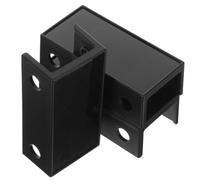 AKOOSY Soporte para Portátil bajo Mesa de Plástico Negro, 1 Juego | Almacenamiento para Portátil y Tableta, Instalación bajo Escritorio, Diseño Compacto, Ahorro de Espacio