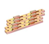 AKOOSY Soportes Metálicos para Barandillas de Cama 4piezas Herrajes de Hierro Resistentes Diseño Elegante para Estabilidad a Largo Plazo en Muebles