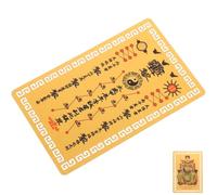 AKOOSY Tarjeta Amuleto Chino Taisui 2024 de Protección y Suerte Diseño Tradicional Chino Tamaño Portátil Colores Vibrantes para Decoración y Uso Religioso