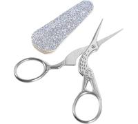 AKOOSY Tijeras de Costura Retro de Metal con Diseño Ergonómico y Funda para Proyectos de Manualidades y Bordado Artesanal